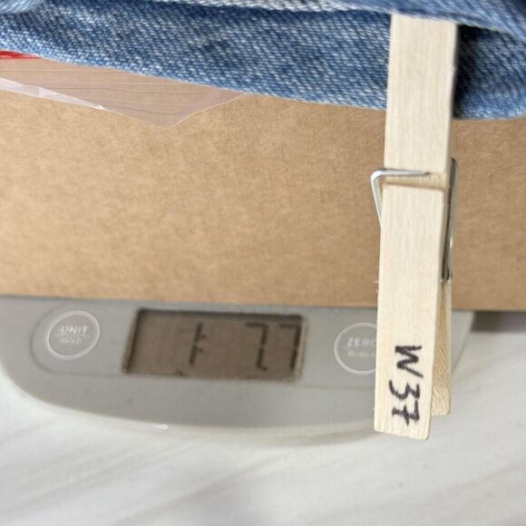 Madewell Jeans Women 29 Low-Slung Straight Leg Blue Denim 100% Cotton Relaxed - Picture 11 of 13